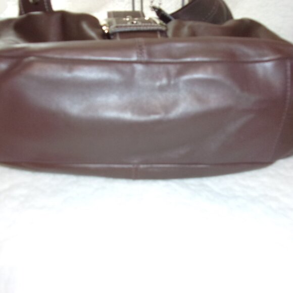 E-132 COACH LYNN SOHO BROWN HOBO BAG - Picture 15 of 15